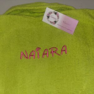 Albornoz fiotex color verde pistacho