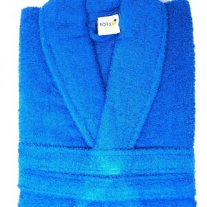 Albornoz fiotex color azul oscuro
