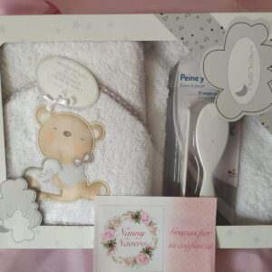 Capa de baño personalizada mod love you gris