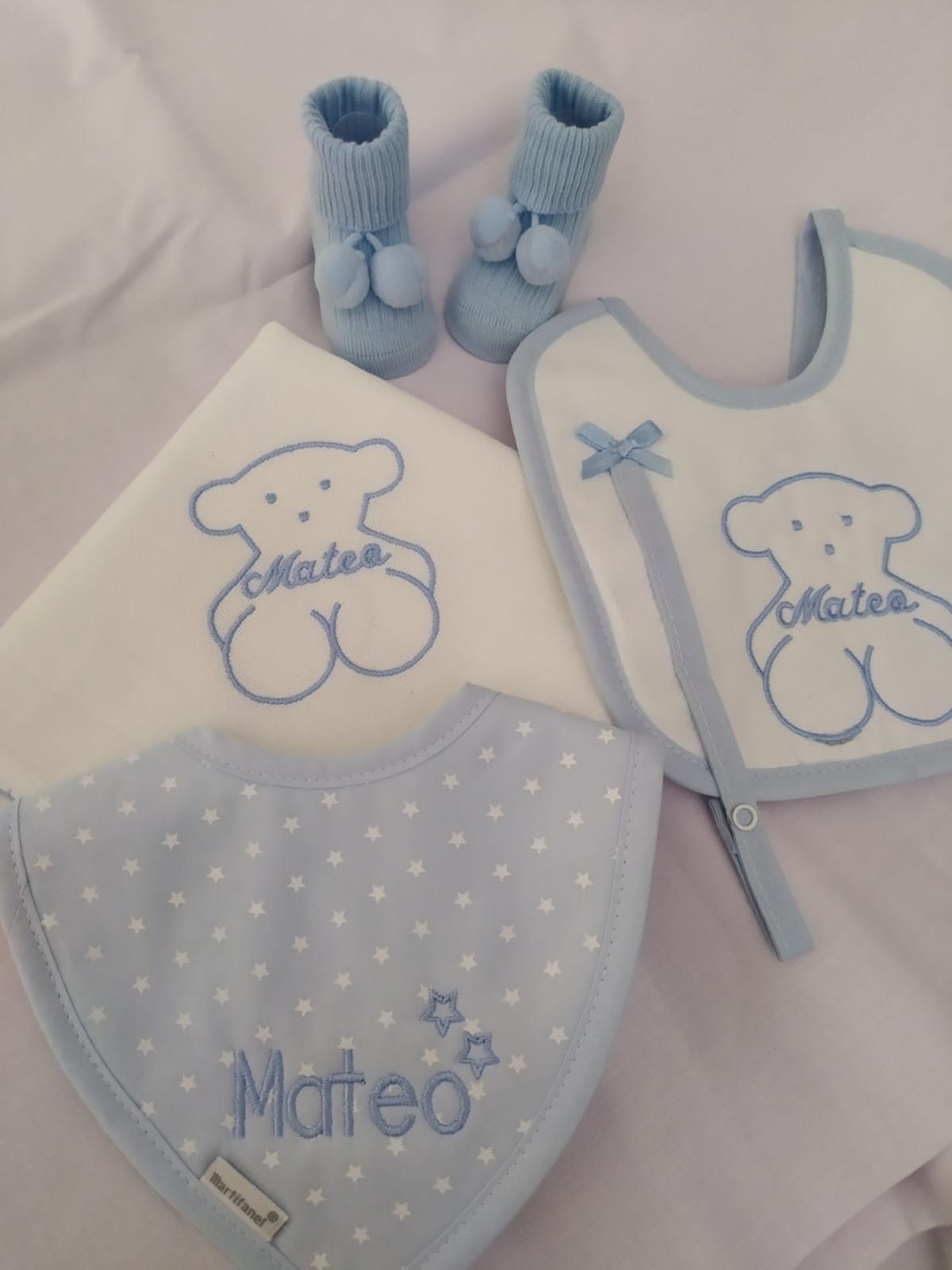 BABERO CHUPETERO PERSONALIZADO osito