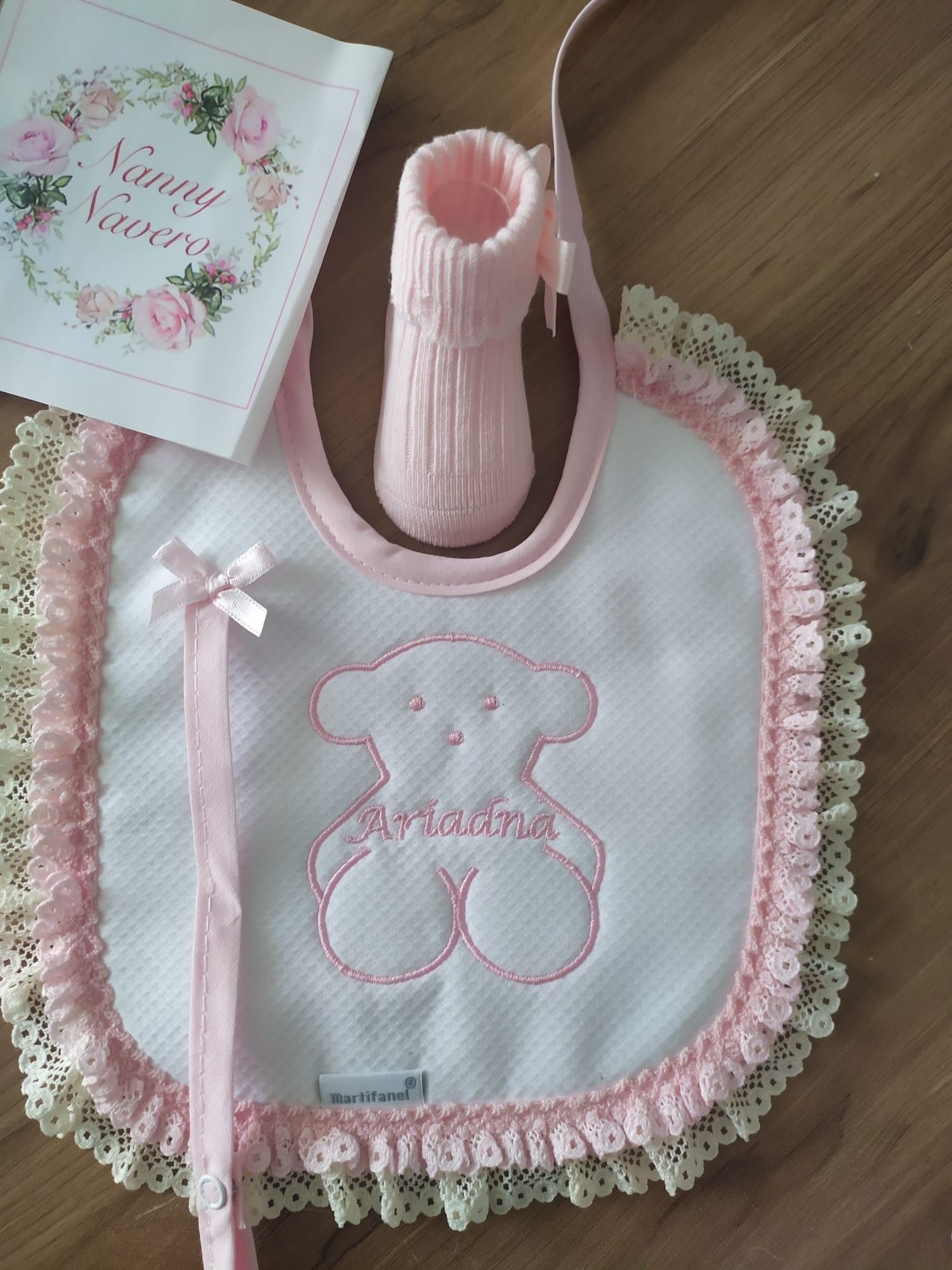 BABERO CHUPETERO PERSONALIZADO osito
