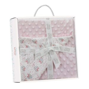 Manta burbujas personalizada Minie ROSA