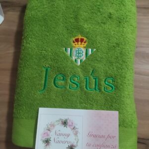 Toalla personalizada modelo Betis