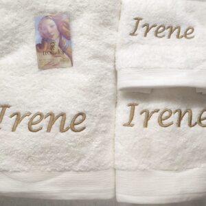 JUEGO TOALLAS PERSONALIZADAS TROVADOR TRES PIEZAS