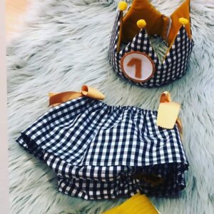 CONJUNTO COMPLETO CUMPLEAÑOS CUBREPAÑAL CON VOLANTE
