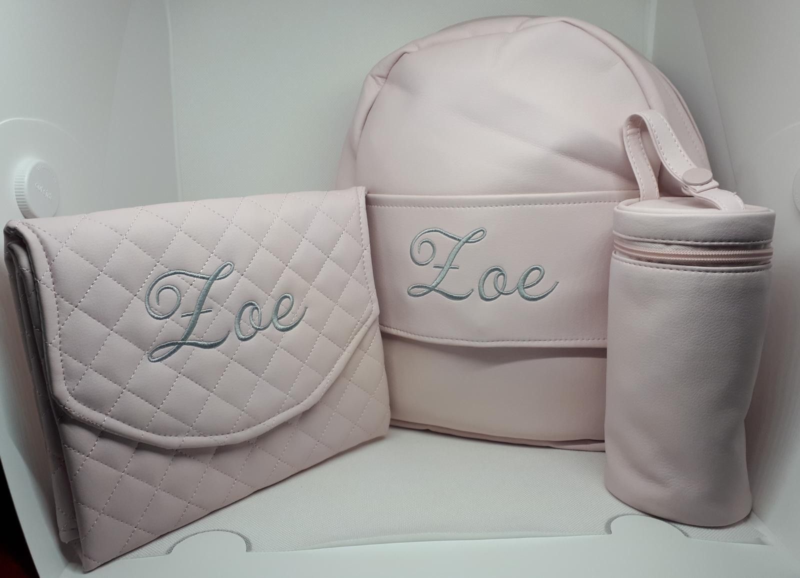 CAMBIADOR DE PASEO POLIPIEL GRIS PERSONALIZADO