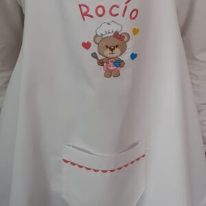 DELANTAL OSITA COCINERA ADULTO PERSONALIZADO