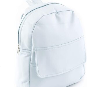 MOCHILA POLIPIEL PERSONALIZADA COLOR CELESTE