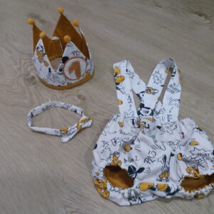 CONJUNTO COMPLETO CUMPLEAÑOS MICKEY AMARILLO