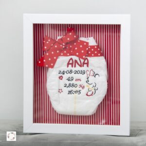 CUADRO PAÑAL NATALICIO PERSONALIZADO DISNEY