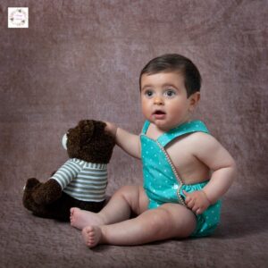 RANITA BEBE MODELO OSCAR , VERDE CON LUNAR BLANCO