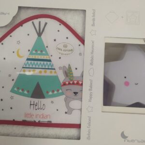 CAPA DE BAÑO PERSONALIZADA MOD INDIO MAS LAMPARITA