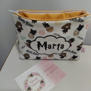 NECESER PERSONALIZADO TELA Y POLIPIEL HARRY POTTER