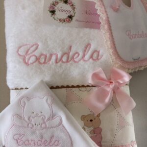 CANASTILLA 3 PIEZAS PERSONALIZADA