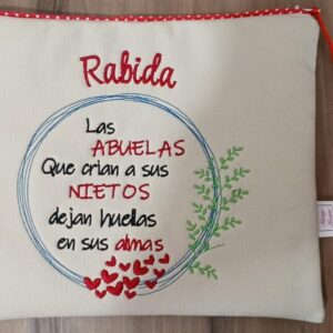 Neceser personalizado polipiel beig ABUELAS