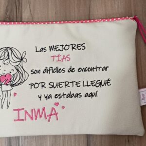 Neceser personalizado polipiel beig TIA