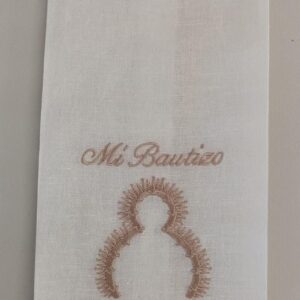 Pañuelo/Toalla bautismo modelo VIRGEN DE LA CABEZA