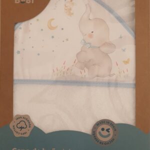 Capa de baño modelo elefante azul