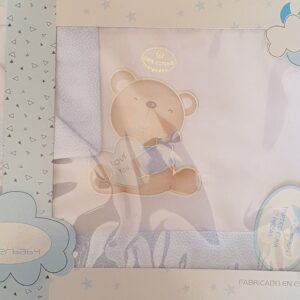 Sabanas de cuna modelo osito azul