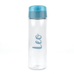 Botella Caligrafía Azul 600 ml personalizada
