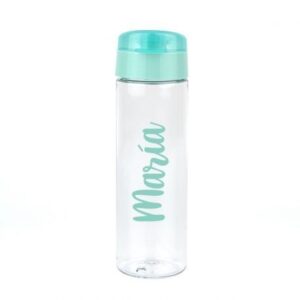 Botella Caligrafía Menta 600 ml personalizada
