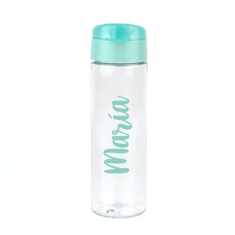 Botella Caligrafía Menta 600 ml personalizada
