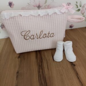 NECESER PERSONALIZADO ROSA WAFLE