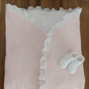 ARRULLO WAFLE ROSA ENCAJE